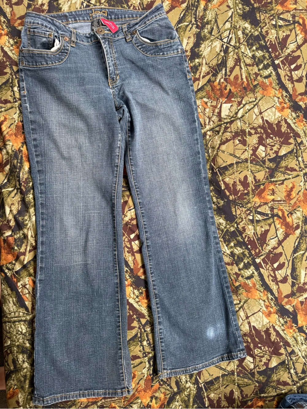 Jag Jeans Size 16 Medium Wash Stretch Bootcut Jeans Blue Denim Fit Specialists